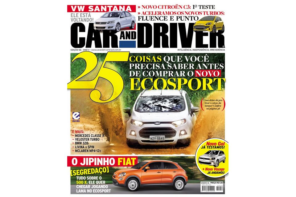 Novo EcoSport domina capas das revistas de agosto