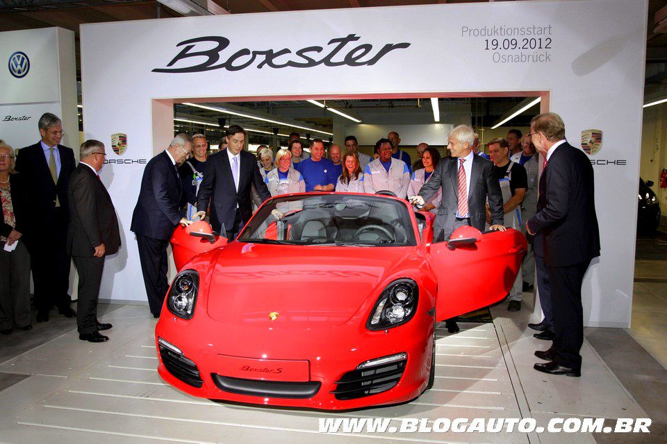 Porsche Boxster começa a ser produzido na Volkswagen