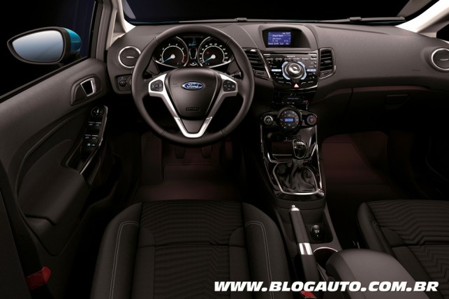 Interior do novo Ford Fiesta