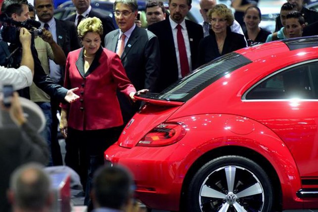 Presidente Dilma no Salão do Automóvel 2012