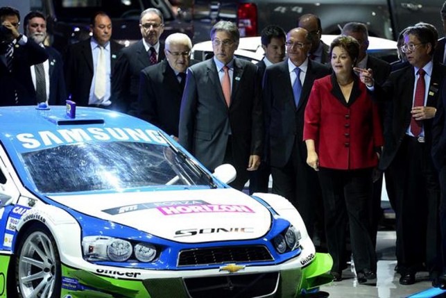 Presidente Dilma no Salão do Automóvel 2012