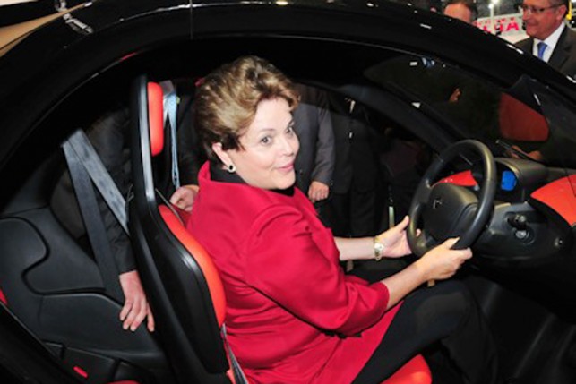 Presidente Dilma no Salão do Automóvel 2012