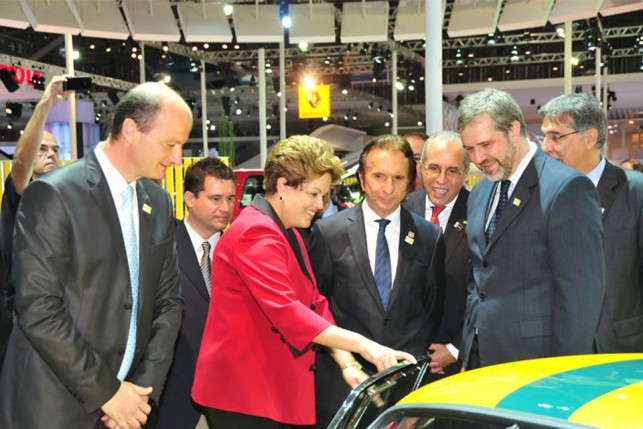 Presidente Dilma no Salão do Automóvel 2012