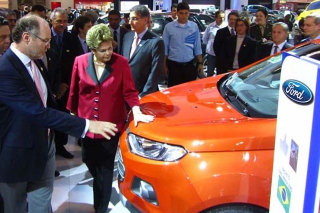 Presidente Dilma no Salão do Automóvel 2012