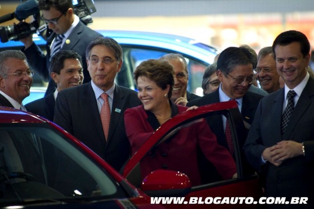 Presidente Dilma no Salão do Automóvel 2012