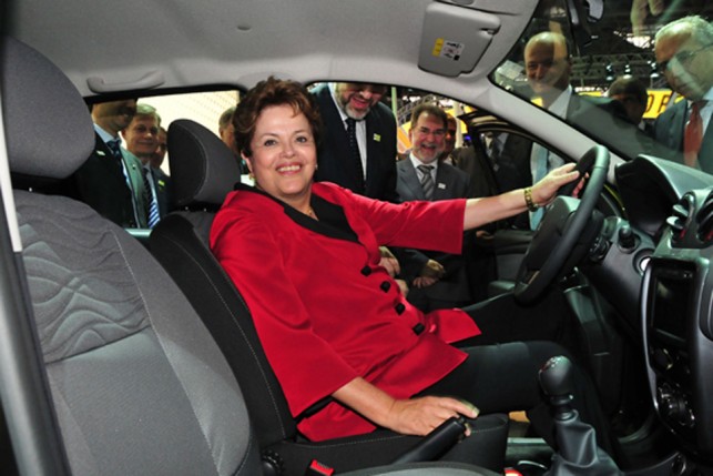 Presidente Dilma no Salão do Automóvel 2012