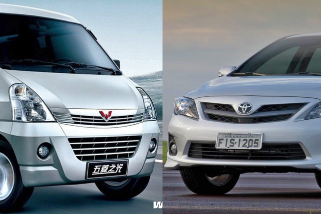 Wulling Sunshine ou Corolla: qual foi o veículo mais vendido em 2012?