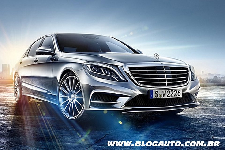 Mercedes-Benz Classe S 2014 tem primeira imagem revelada