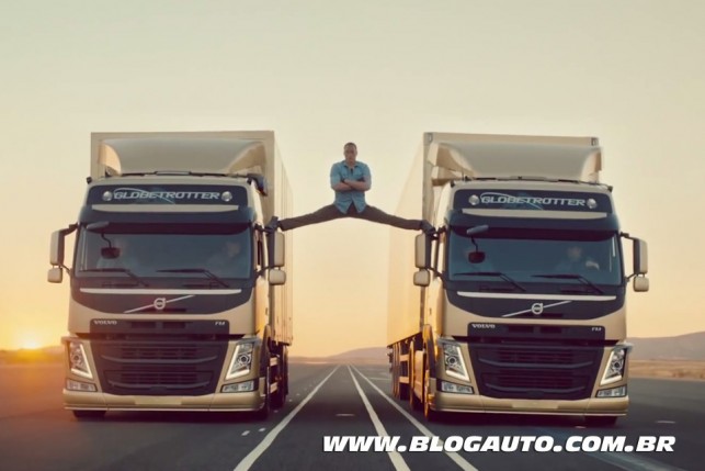 Van Damme na propaganda da Volvo