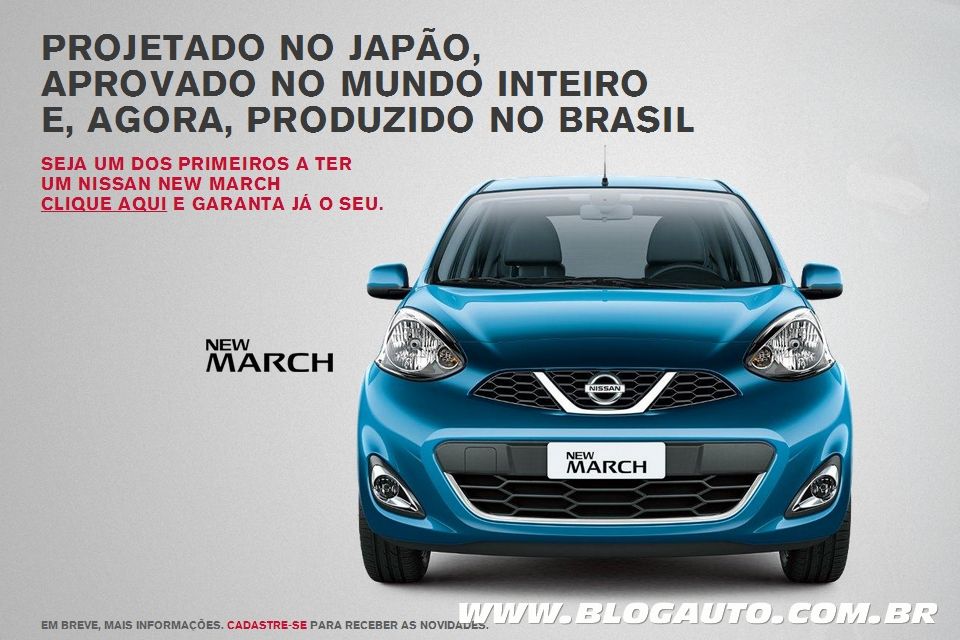 Nissan March nacional já pode ser encomendado