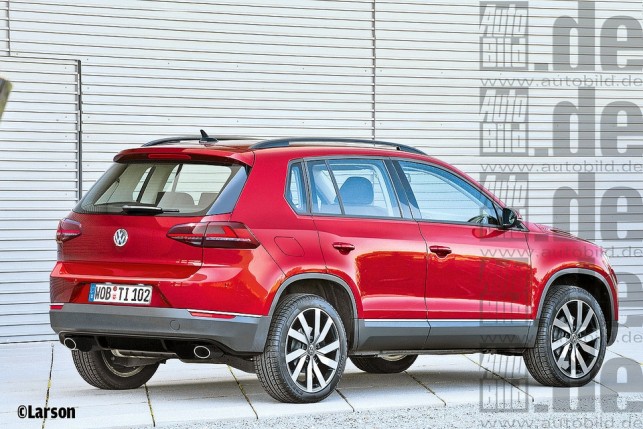 Projeção do novo Volkswagen Tiguan 