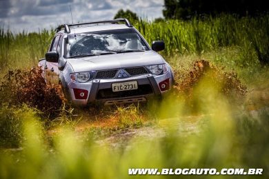 Pista off-road da Mitsubishi