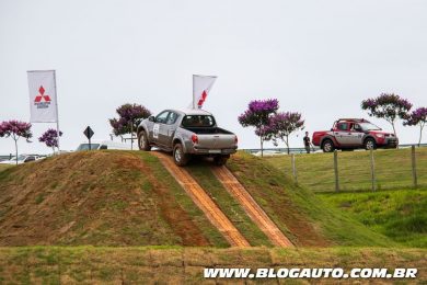 Pista off-road da Mitsubishi