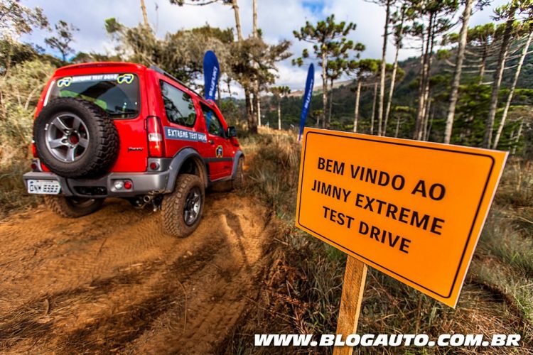 Test drive com o Jimny