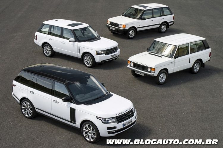 Gerações dos modelos Range Rover