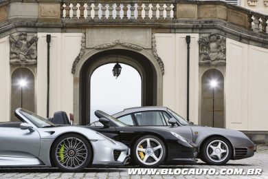 Porsche 959, 918 Spyder e Carrera GT