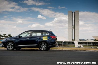 Mitsubishi New Outlander no teste de consumo