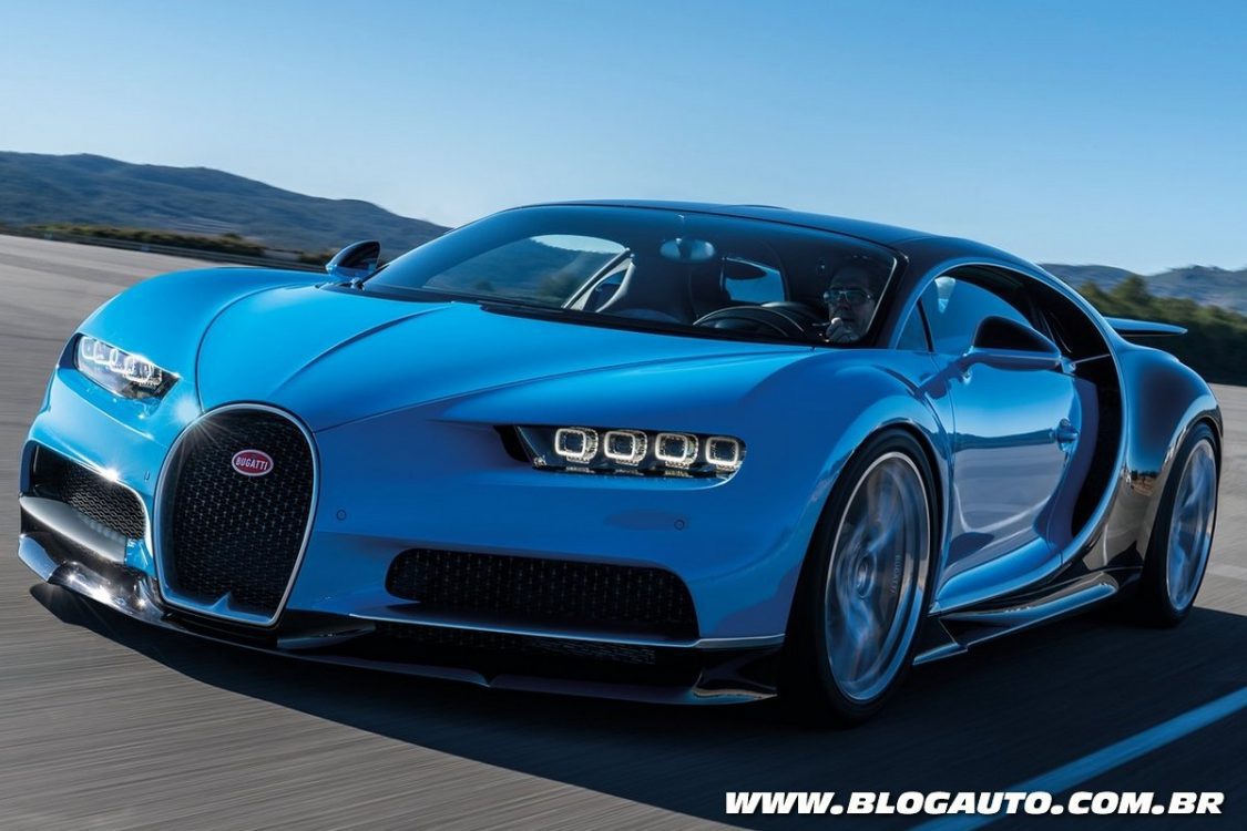 Bugatti Chiron é lançado com motor de 1.500 cv