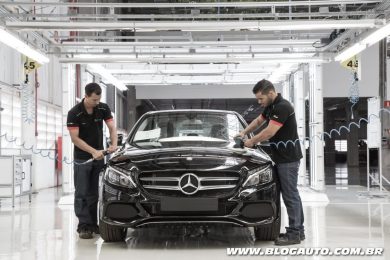 Fábrica da Mercedes-Benz em Iracemápolis (SP)