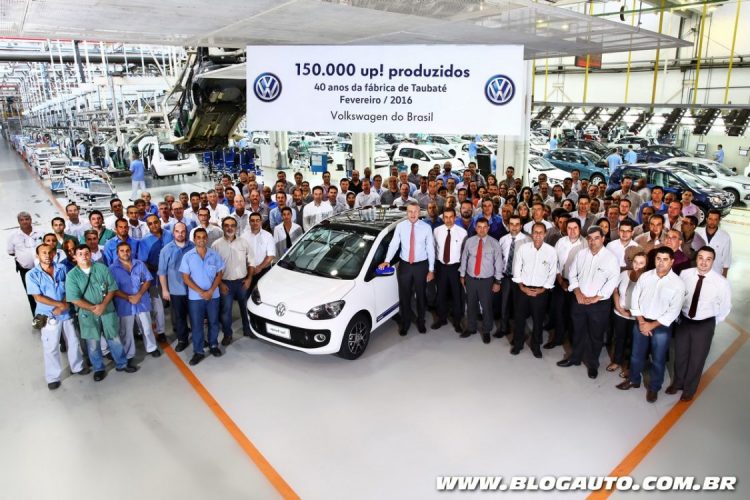 Volkswagen up! número 150.000