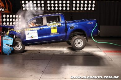 Ford Ranger no crash test