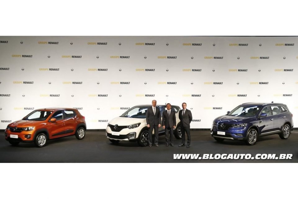 Novos Kwid, Captur e Koleos