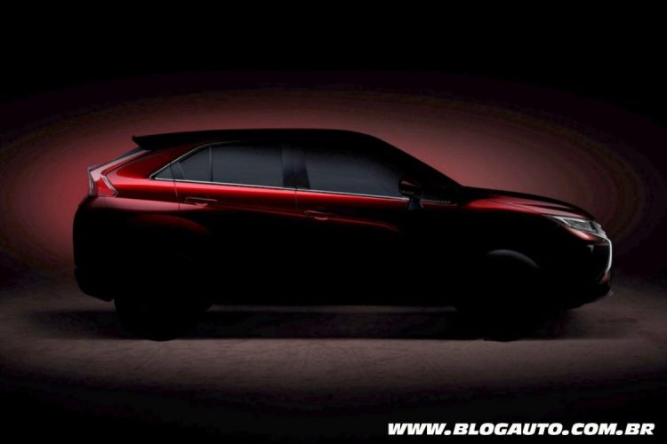 Teaser do novo crossover que vai substituir o Mitsubishi ASX