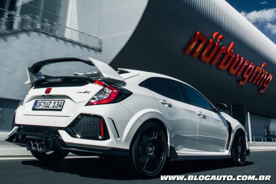 Honda Civic Type R 2018 em Nürburgring