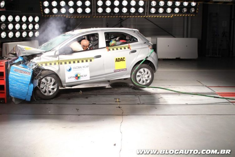 Chevrolet Onix 2016 no Latin NCAP