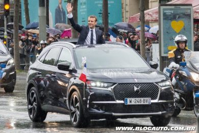 DS 7 Crossback como carro do presidente da França