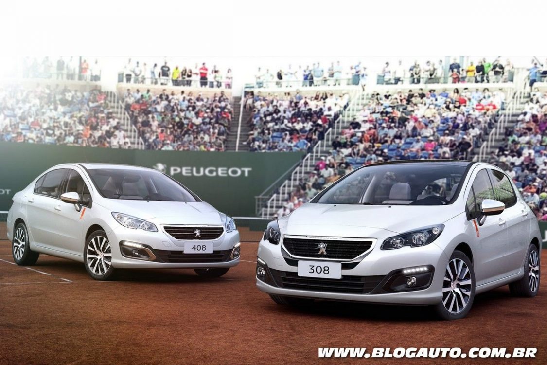 Peugeot 308 e 408 estreiam série especial Roland Garros