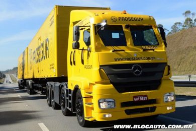 Mercedes-Benz Axor blindado