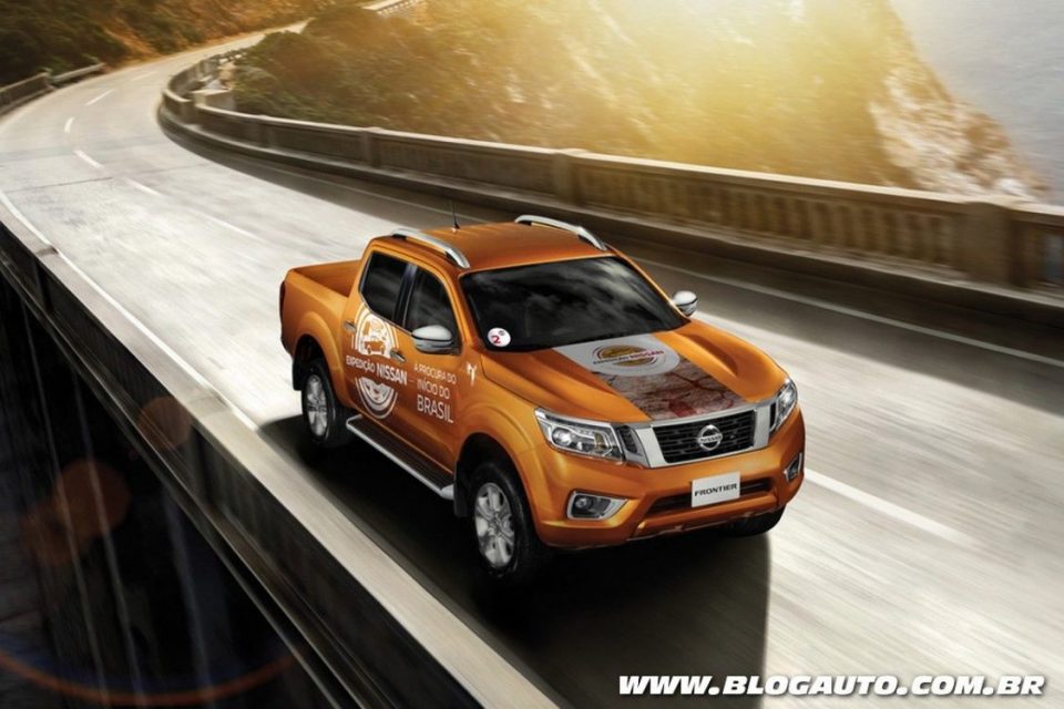 Nissan Frontier para a expedição da marca no Brasil