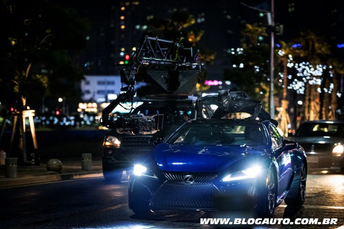 Lexus LC 500 participa do filme ‘Pantera Negra’