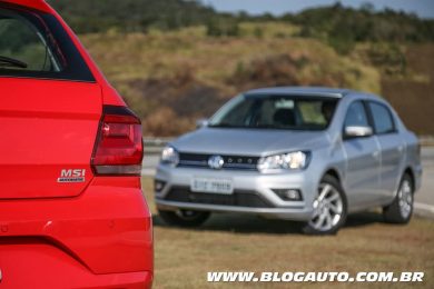 Volkswagen Gol 2019 e Volks Voyage com transmissão Automática