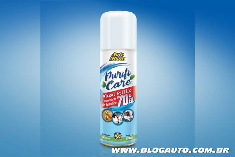 Autoshine Purifi Care Aerosol álcool etílico 70