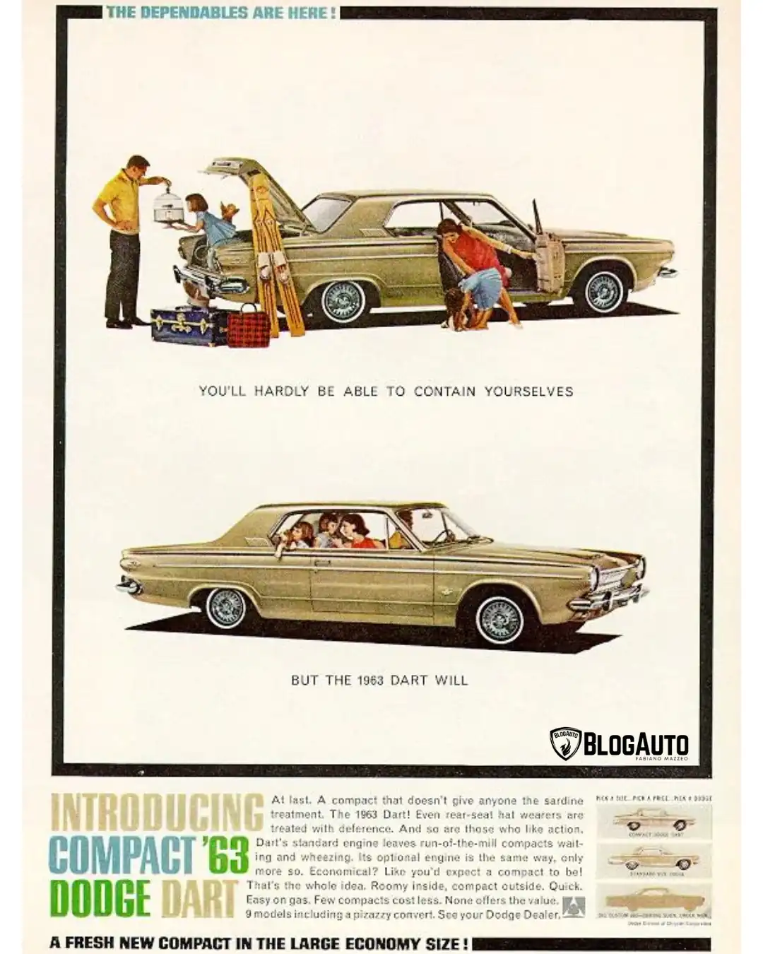 Introduzindo o compacto Dodge Dart 1963
